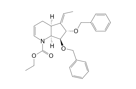 (4aS,5Z,6S,7S,7aS)-5-ethylidene-6,7-bis(phenylmethoxy)-4a,6,7,7a-tetrahydro-4H-cyclopenta[b]pyridine-1-carboxylic acid ethyl ester