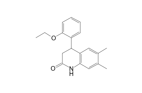 4-(2-Ethoxy-phenyl)-6,7-dimethyl-3,4-dihydro-1H-quinolin-2-one