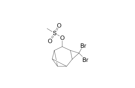 Tetracyclo[5.1.0.0(2,4).0(3,5)]octan-6-ol-8,8=dibromo-methanesulfonate