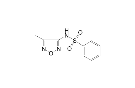 N-(4-Methyl-1,2,5-oxadiazol-3-yl)benzenesulfonamide