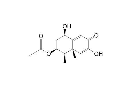 1beta,7-dihydroxy-3beta-acetoxynoreremophil-6(7),9(10)-dien-8-one