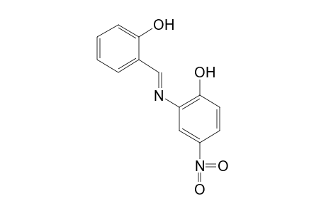 o-[N-(2-hydroxy-5-nitrophenyl)formimidoyl]phenol