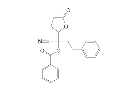 Benzoic acid, [1-cyano-1-(5-oxotetrahydrofuran-2-yl)-3-phenyl]propyl ester