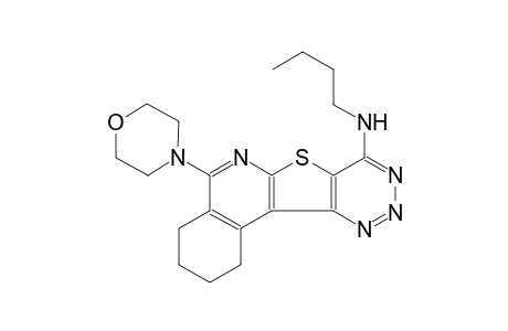 N-butyl-5-(4-morpholinyl)-1,2,3,4-tetrahydro[1,2,3]triazino[4',5':4,5]thieno[2,3-c]isoquinolin-8-amine