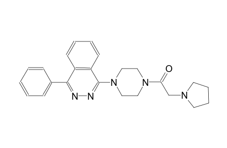 1-phenyl-4-[4-(1-pyrrolidinylacetyl)-1-piperazinyl]phthalazine