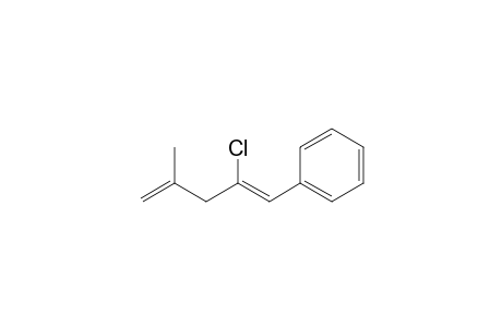 [(1Z)-2-chloranyl-4-methyl-penta-1,4-dienyl]benzene