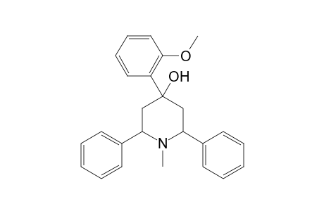 4-(2-Methoxy-phenyl)-1-methyl-2,6-diphenyl-piperidin-4-ol