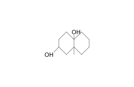 3a,9-Dihydroxy-10-methyl-trans-decalin