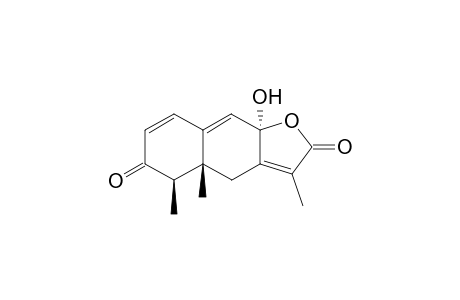 8alpha-hydroxy-3-oxoeremophil-1(2),7(11),9(10)-trien-8beta(12)-olide