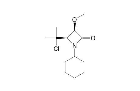CIS-4-[(1-CHLORO-1-METHYL)-ETHYL]-1-CYCLOHEXYL-3-METHOXY-AZETIDIN-2-ONE