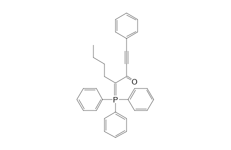 1-Phenyl-4-triphenylphosphoranylidene-oct-1-yn-3-one