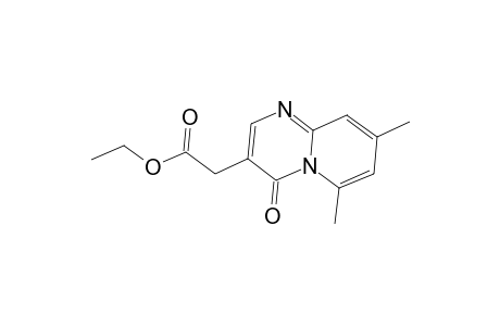 4H-Pyrido[1,2-a]pyrimidine-3-acetic acid, 6,8-dimethyl-4-oxo-, ethyl ester