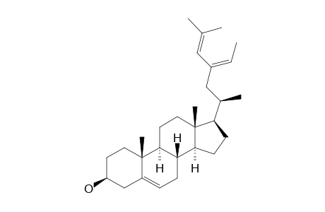 Cholesta-5,24-dien-3-ol, 23-ethylidene-, (3.beta.)-