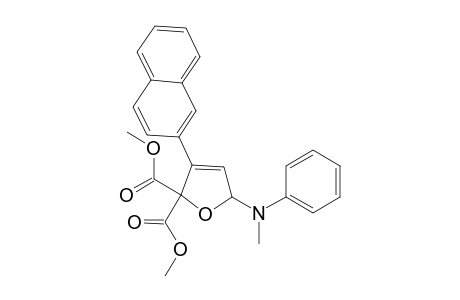 Dimethyl 5-[Methyl(phenyl)amino]-3-(naphthalen-2-yl)furan-2,2(5H)-dicarboxylate