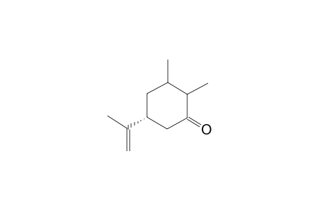 (5R)-2,3-dimethyl-5-prop-1-en-2-ylcyclohexan-1-one