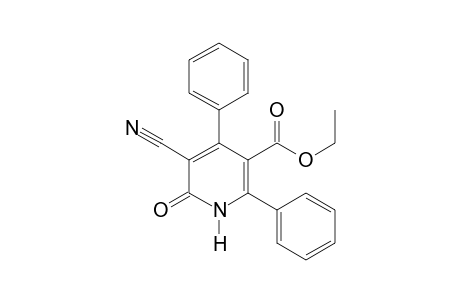 5-cyano-1,6-dihydro-2,4-diphenyl-6-oxonicotinic acid, ethyl ester