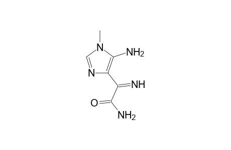 5-[(Aminocarbonyl)(iminomethyl]-3-methyl-4-amino-1,3-diazole