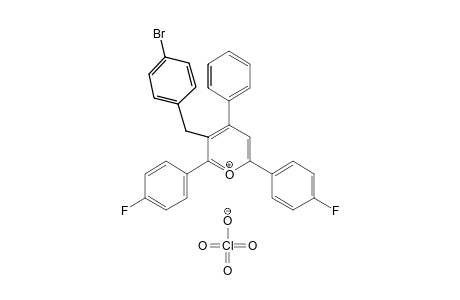 2,6-bis(p-fluorophenyl)-3-(p-bromobenzyl)-4-phenylpyrylium perchlorate