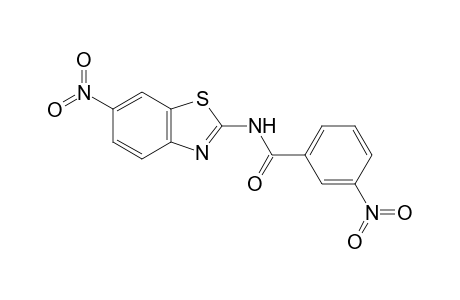 3-Nitro-N-(6-nitro-1,3-benzothiazol-2-yl)benzamide