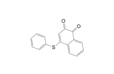 1,2-Naphthoquinone, 4-(phenylthio)-