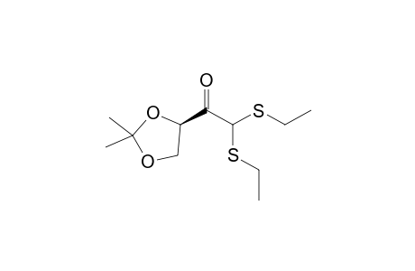 3,4-O-ISOPROPYLIDENE-D-GLYCERO-2-TETRULOSE-1-(DIETHYL-DITHIOACETYL)