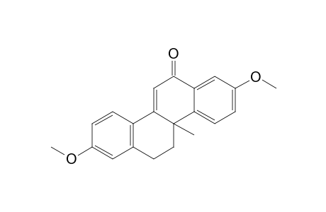 2,8-DIMETHOXY-10B-METHYL-11,12-DIHYDROCHRYSEN-6(10H)-ONE