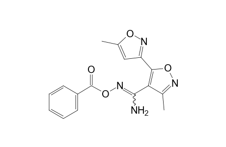 O-benzoyl-3-methyl-5-(5-methyl-3-isoxazolyl)-4-isoxazolecarboxamidoxime