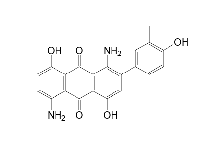 1,5-diamino-4,8-dihydroxy-2-(4-hydroxy-m-tolyl)anthraquinone
