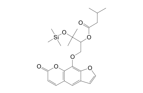 [3-Hydroxy-3-methyl-1-(7-oxofuro[3,2-G]chromen-9-yl)oxybutan-2-yl] 3-methylbutanoate, tms