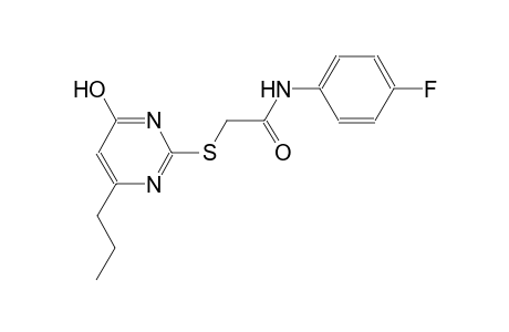 acetamide, N-(4-fluorophenyl)-2-[(4-hydroxy-6-propyl-2-pyrimidinyl)thio]-