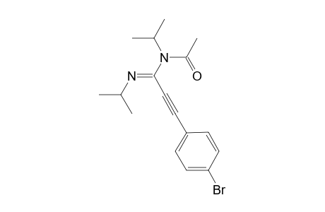 N-(3-(4-bromophenyl)-1-(isopropylimino)prop-2-ynyl)-N-isopropylacetamide