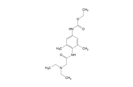 4-[2-(Diethylamino)acetamido]-3,5-dimethylcarbanilic acid, ethyl ester