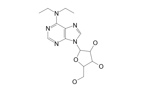 2-[6-(Diethylamino)-9-purinyl]-5-(hydroxymethyl)oxolane-3,4-diol