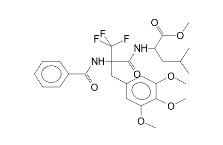 2-BENZAMIDO-2-TRIFLUOROMETHYL-3-(3,4,5-TRIMETHOXYPHENYL)-N-(1-METHOXYCARBONYL-3-METHYLBUTYL)PROPIONAMIDE (DIASTEREOMER MIXTURE)