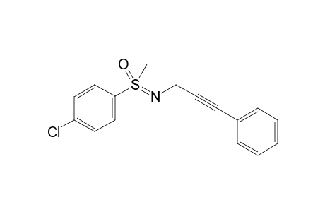 N-(3-Phenylprop-2-yn-1-yl)-S-(4-chlorophenyl)-S-methyl sulfoximine