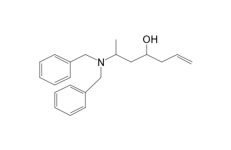 1-Hepten-4-ol, 6-(dibenzylamino)- (R or s)