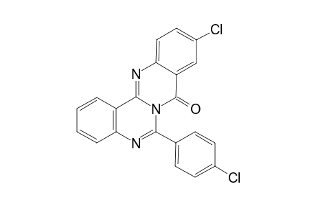 2-(4'-Chlorophenyl)-6'-chloroquinazolino[4,3-b]quinazolin-5-one