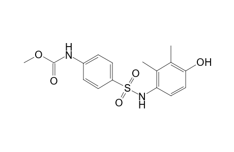 Methyl 4-[(4-hydroxy-2,3-dimethylanilino)sulfonyl]phenylcarbamate