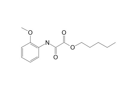 Oxalic acid, monoamide, N-(2-methoxyphenyl)-, pentyl ester