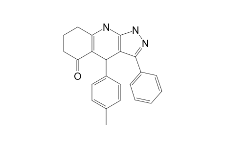 4-(4-Methylphenyl)-3-phenyl-1,4,6,7,8,9-hexahydro-1H-pyrazolo[3,4-b]quinolin-5-one