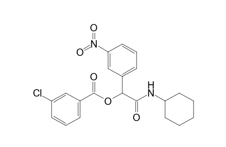 [( Cyclohexylcarbamoyl)-(3'-nitrophenyl)methyl] 3"-Chlorobenzoate