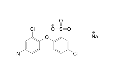 2-(4-amino-2-chlorophenoxy)-5-chlorobenzenesulfonic acid, sodium salt