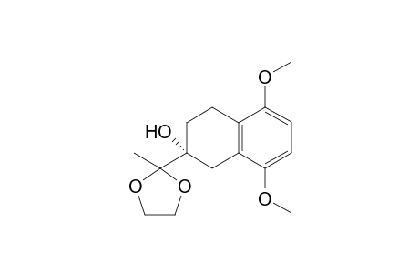 2-Methyl-2-(2'-((2'R)-5',8'-Dimethoxy-2'-hydroxy-1',2',3',4'-tetrahydronaphthalenyl)]-1,3-dioxolane