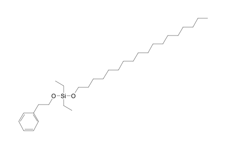 Silane, diethyloctadecyloxy(2-phenylethoxy)-