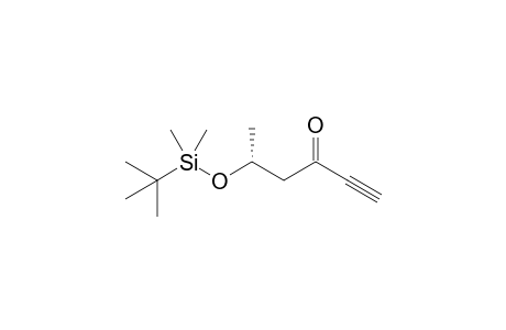 (-)-(R)5-(tert-butyldimethylsilyloxy)hex-1-yn-3-one