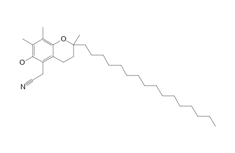 [6-HYDROXY-2,7,8-TRIMETHYL-2-(4,8,12-TRIMETHYL-TRIDECYL)-CHROMAN-5-YL]-ACETONITRILE;5-TOCOPHERYL-ACETONITRILE-METHYLETHER