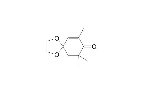 7,7,9-trimethyl-1,4-dioxaspiro[4.5]dec-9-en-8-one