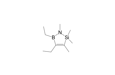 1-Aza-2-sila-5-boracyclopent-3-ene, 4,5-diethyl-1,2,2,3-tetramethyl-