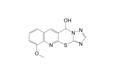 11-Hydroxy-6-methoxy[1,2,4]triazolo[5',1':2,3][1,3]thiazino[6,5-b]quinoline