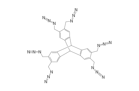 2,3,6,7,14,15-HEXAKIS-(AZIDOMETHYL)-9,10-DIHYDRO-9,10-[1',2']-BENZOANTHRACENE